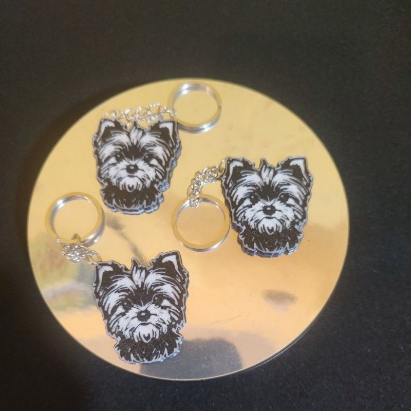Chaveiro Yorkshire 🐾 Impressão 3D - Acessório Pet Lovers Criativo e Moderno