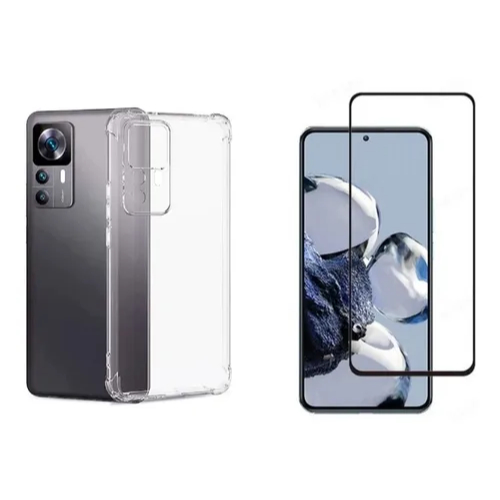 Capinha Capa Premium Reforçada + Pelicula Anti-Imapcto 3d P/ Xiaomi Mi 12t / 12t Pro em Oferta na Shopee