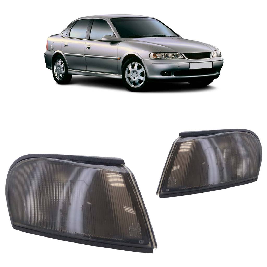 Par Pisca Seta Dianteira Vectra 1997 1998 1999 2000 Fumê Lente Estriada Acrilico
