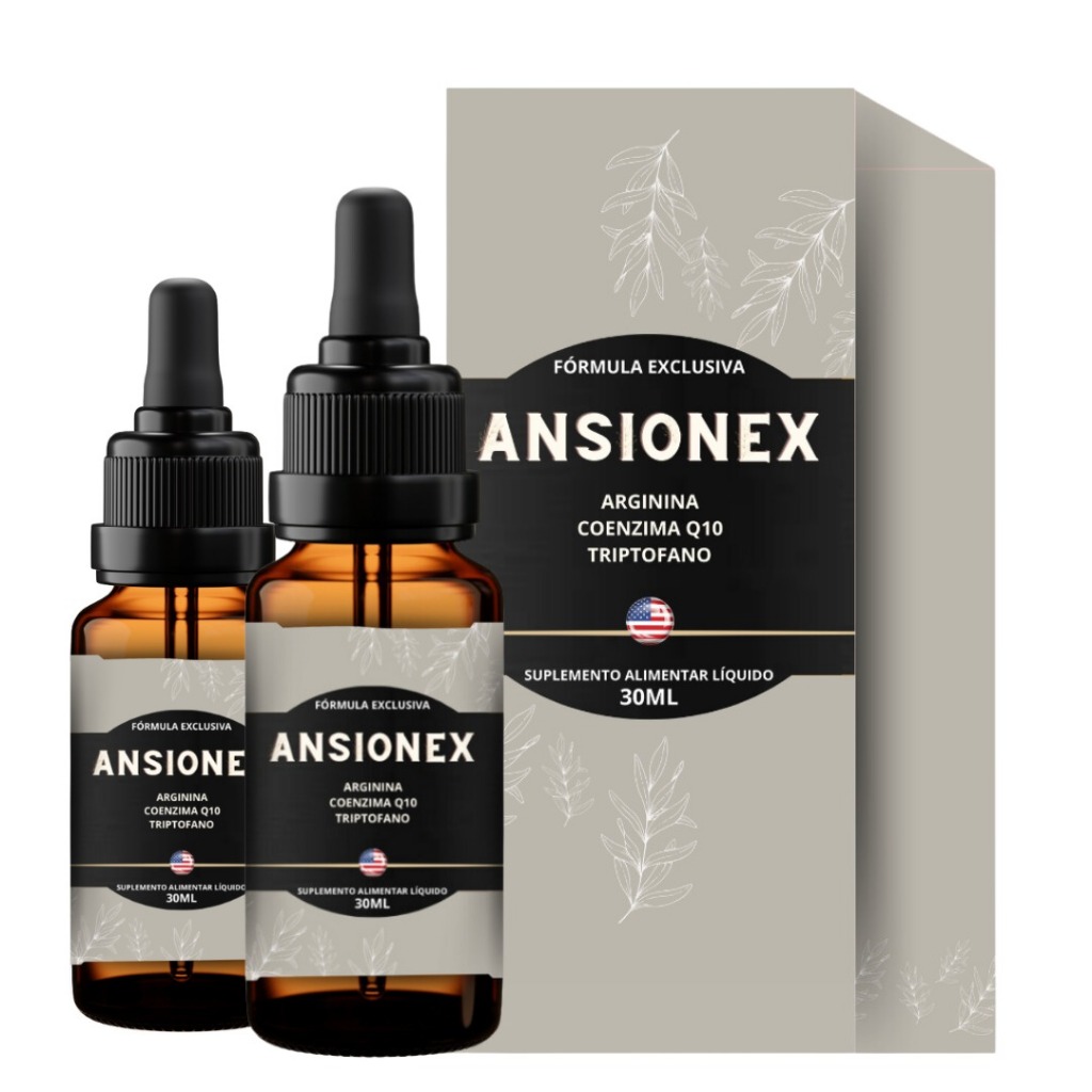 KIT 2 ANSIONEX 30 ML ORIGINAL COM  50% DESCONTO