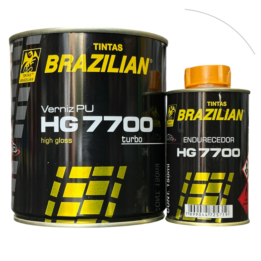 Verniz Automotivo Pu Hg 7700 Brazilian 900ml Com Catalisador
