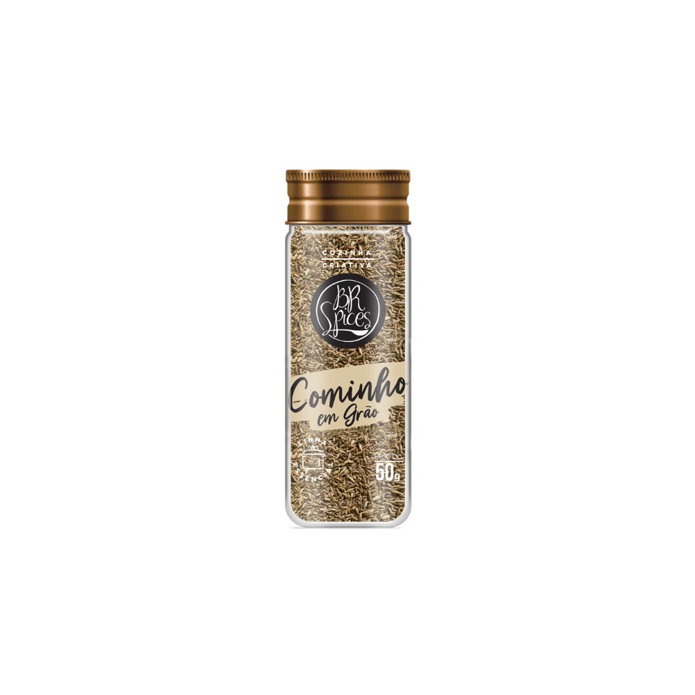 Cominho em Grãos BR Spices Vidro 50G em Oferta na Shopee