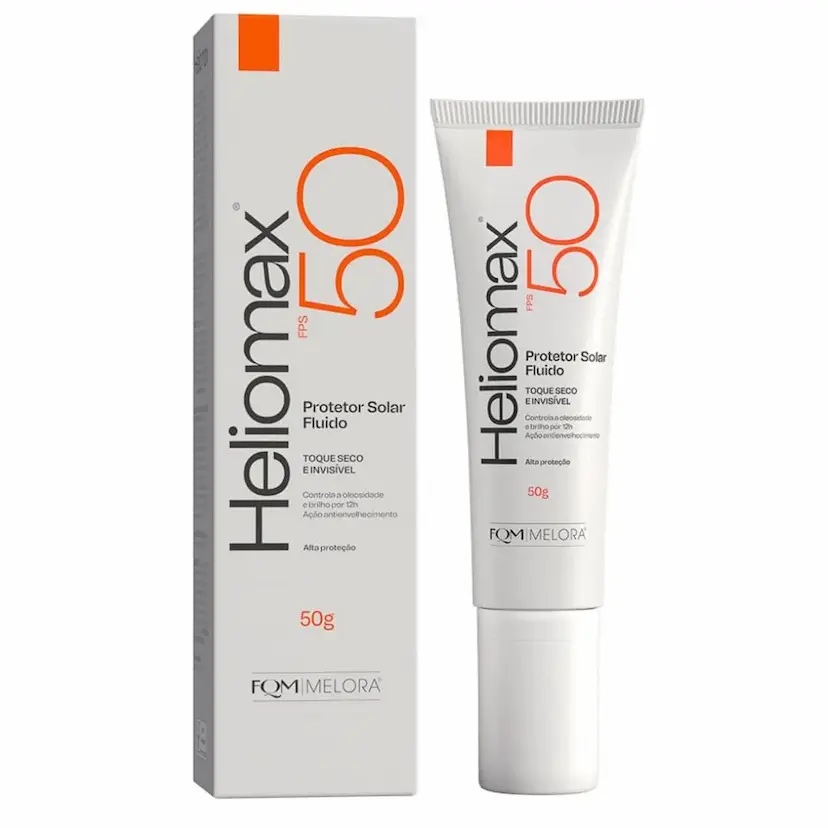 Fqm Melora Heliomax Protetor Solar Fps50 Toque Seco 50g
