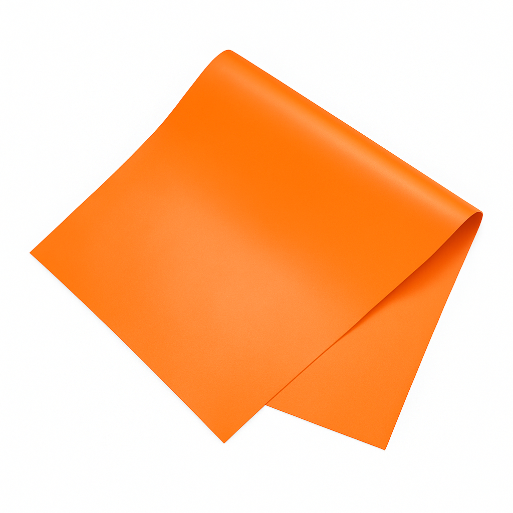 Tapete Isolante Elétrico 2mm Laranja Sem Velcro - 44cm X 1mt