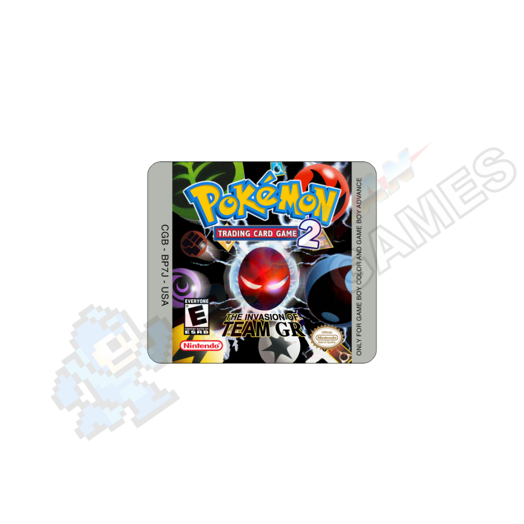 Pokémon Trading Card 2 - Label Adesiva P/ Cartucho De Gameboy e Gameboy Color