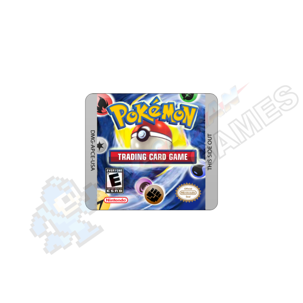 Pokémon Trading Card - Label Adesiva P/ Cartucho De Gameboy e Gameboy Color