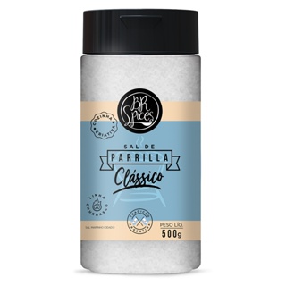 Sal De Parrilla Clássico BR Spices Pote 500G em Oferta na Shopee