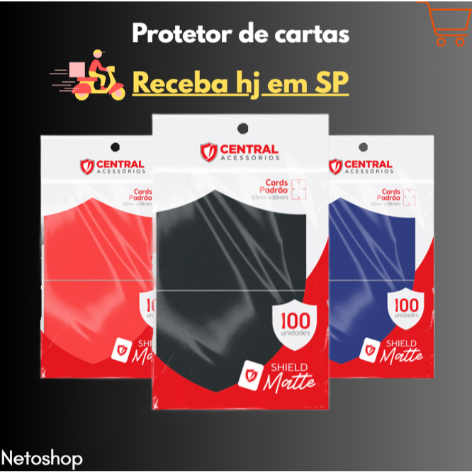 Shield – Matte / Central Shield / Sleeve / Protetor de cartas - ED