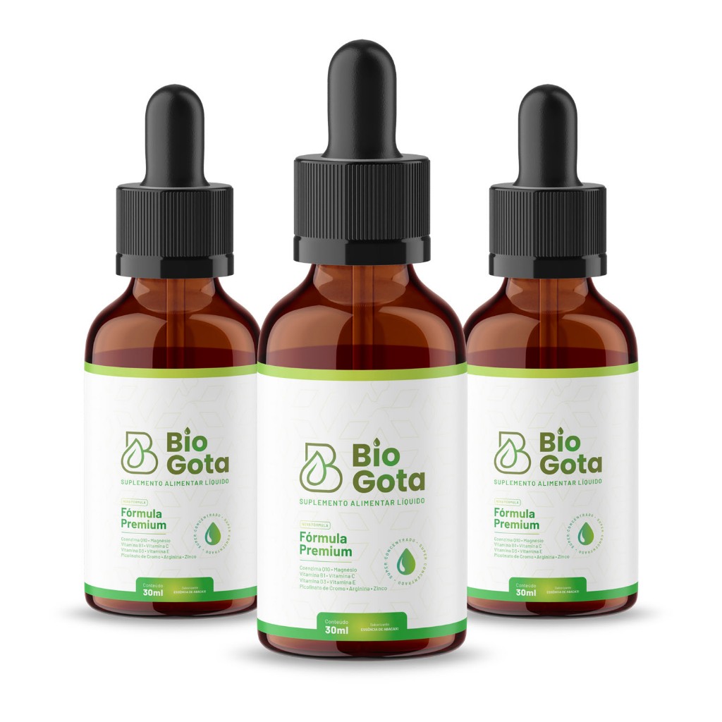 BioGota Original kit 3 meses envio imediato fómula avançada em Oferta na Shopee
