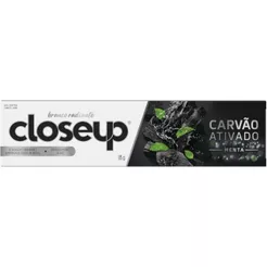 Creme Dental Closeup Carvão Ativado Menta Com 85g