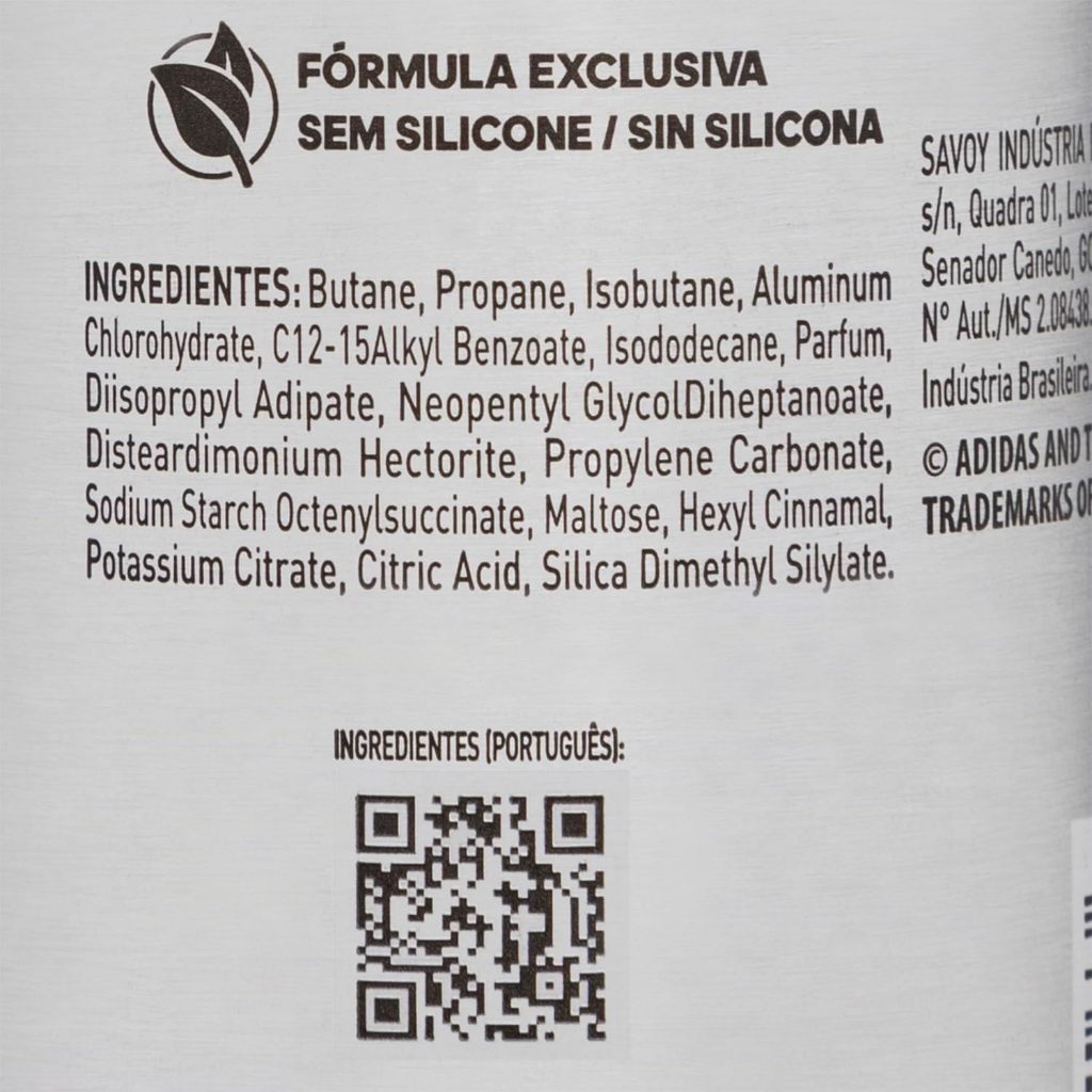 Detalhes do Desodorante Antitranspirante Adidas Aerossol Power Booster Masculino 72h Com 150ml