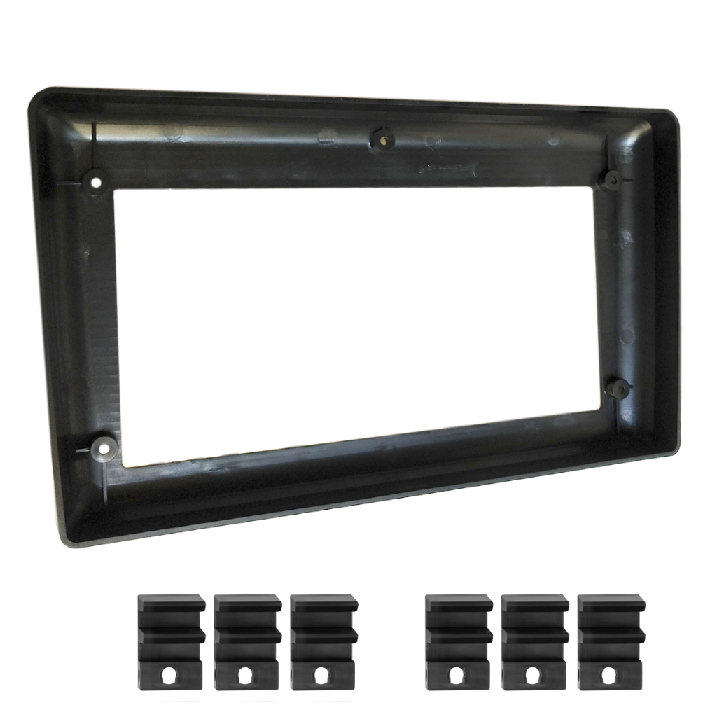 Moldura Adaptador Painel Multimídia 7 Para 9 Polegadas Adaptadora Universal Moldura 2 Din