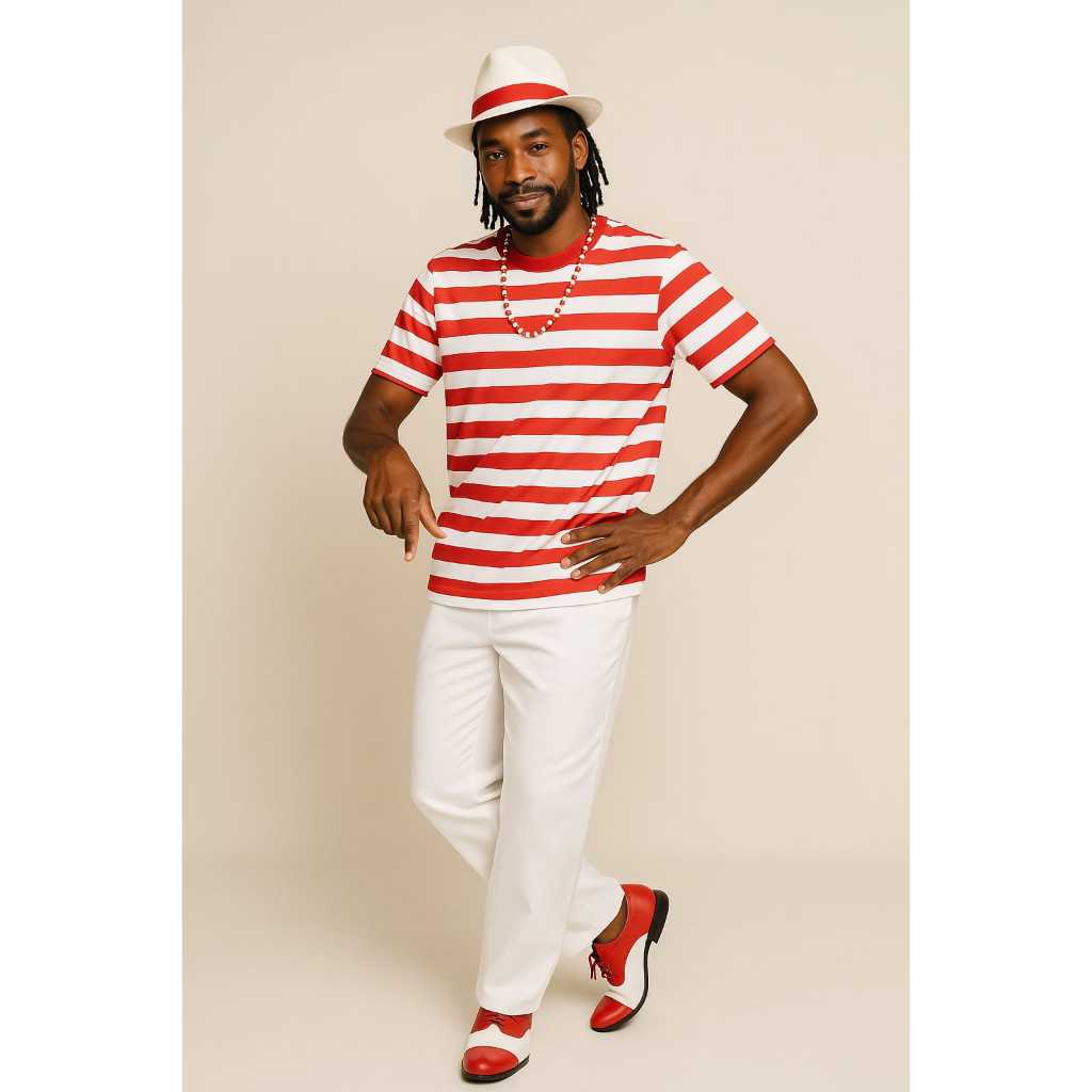 CAMISETA LISTRADA ZÉ PILINTRA ZÉ PRETINHO SAMBA UMBANDA CANDOMBLÉ