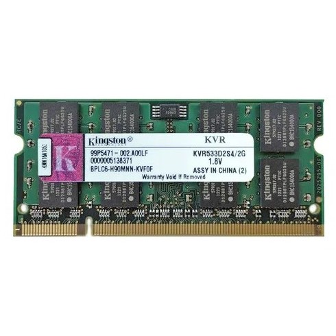 Memória RAM Kingston DDR2 2GB 800Mhz para Notebook
