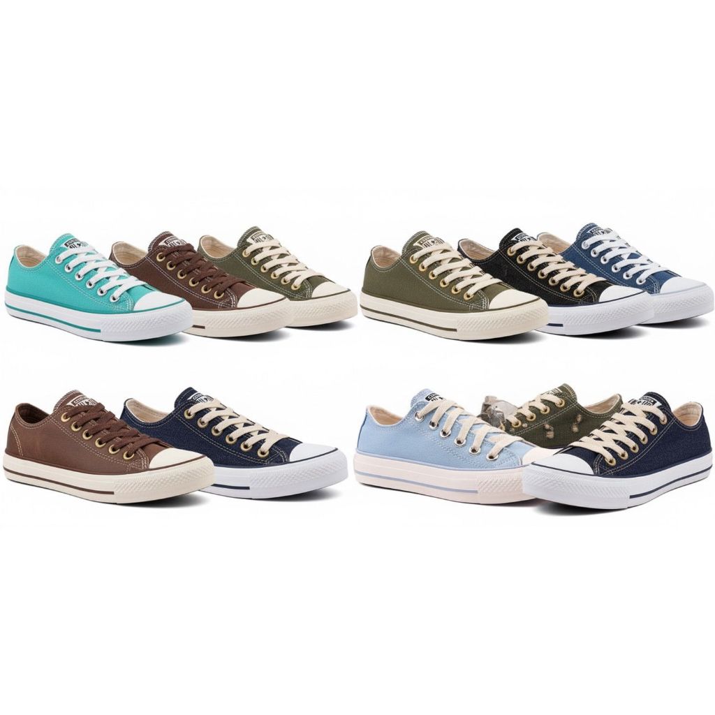 Tênis Cano Baixo Old Star Casual Original Unissex All Promoção em Oferta na Shopee