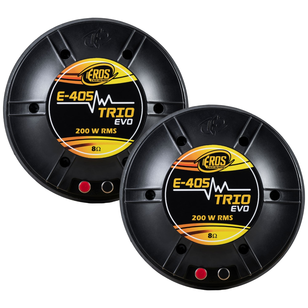 Kit 2 Driver Eros E-405 Trio Evo Preto 200W RMS 8 Ohms Cornetão Jarrão E405 E 405 em Oferta na Shopee