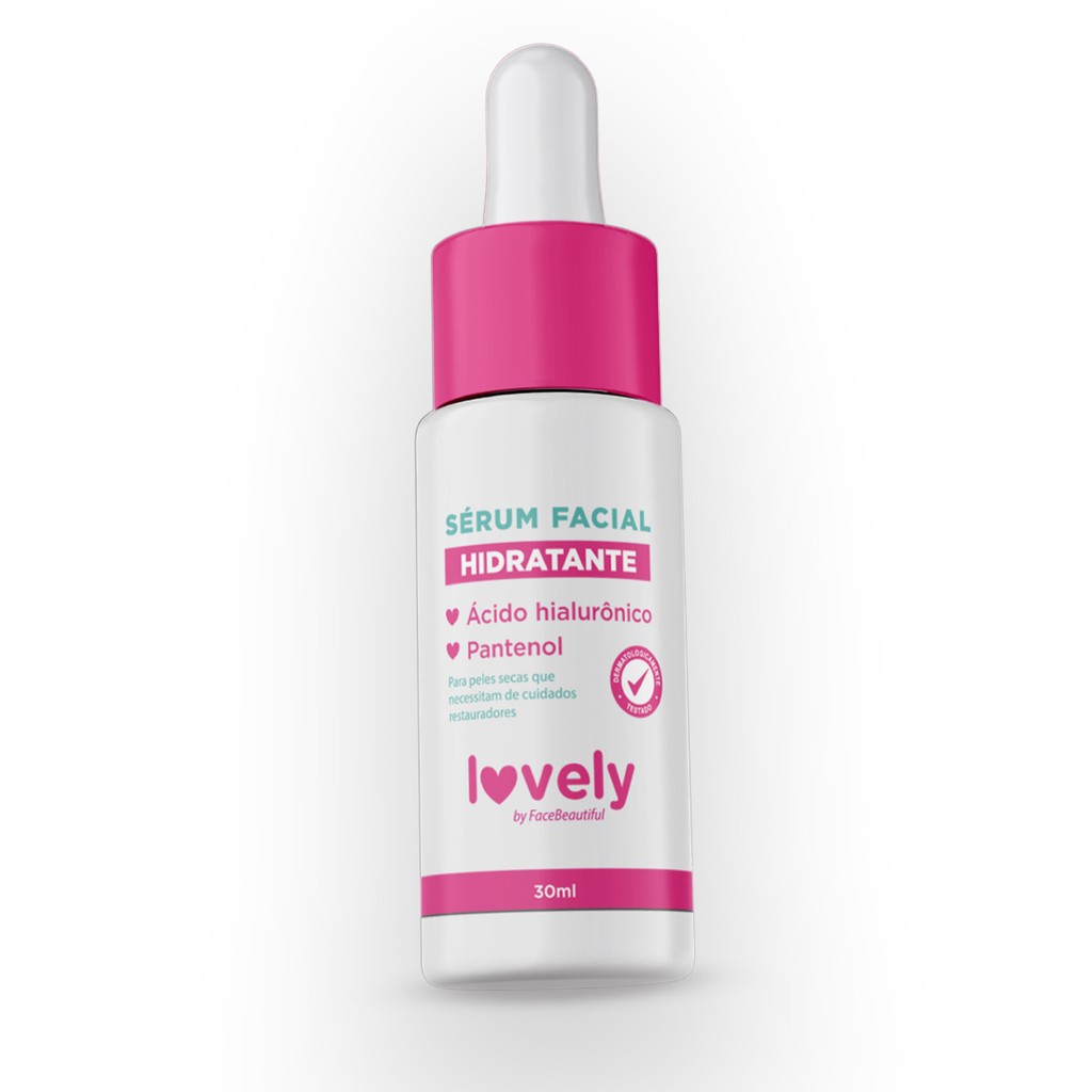 Sérum Facial Linha Lovely by Face Beautiful 30ml em Oferta na Shopee
