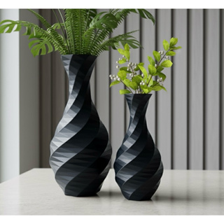 Kit 2 Vasos Decorativos Geométricos Impressão 3D - Varias Cores em Oferta na Shopee