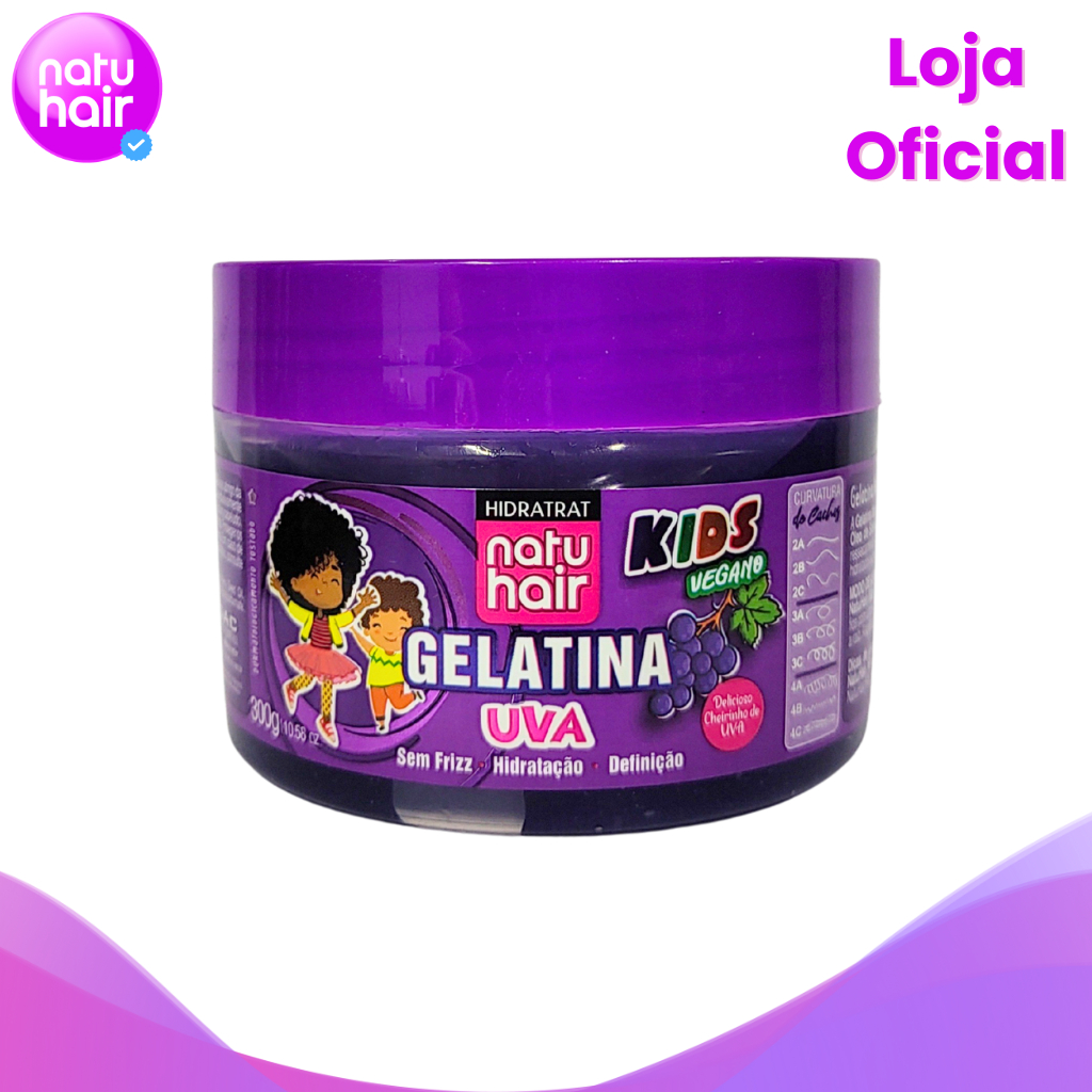 Gelatina NatuHair Kids Uva 300g