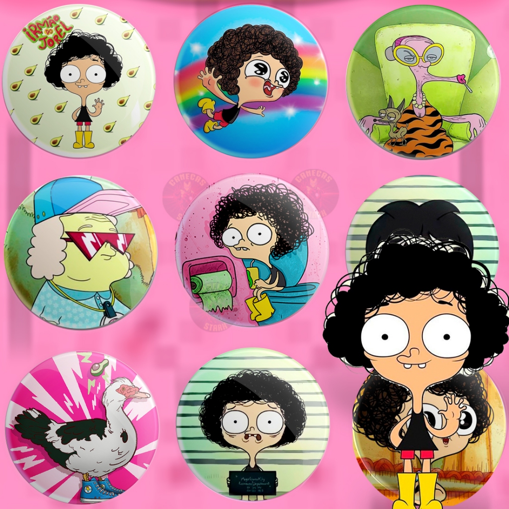 Irmão do Jorel - Botton/ Broche 4,4cm em Oferta na Shopee