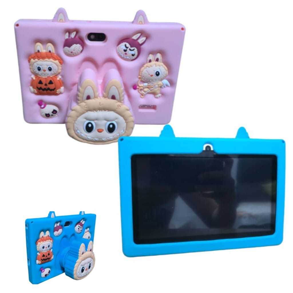 Tablet Crianças Android Jogos Infantis 7 Polegadas Com Capa Labubu Brinquedo Educativo