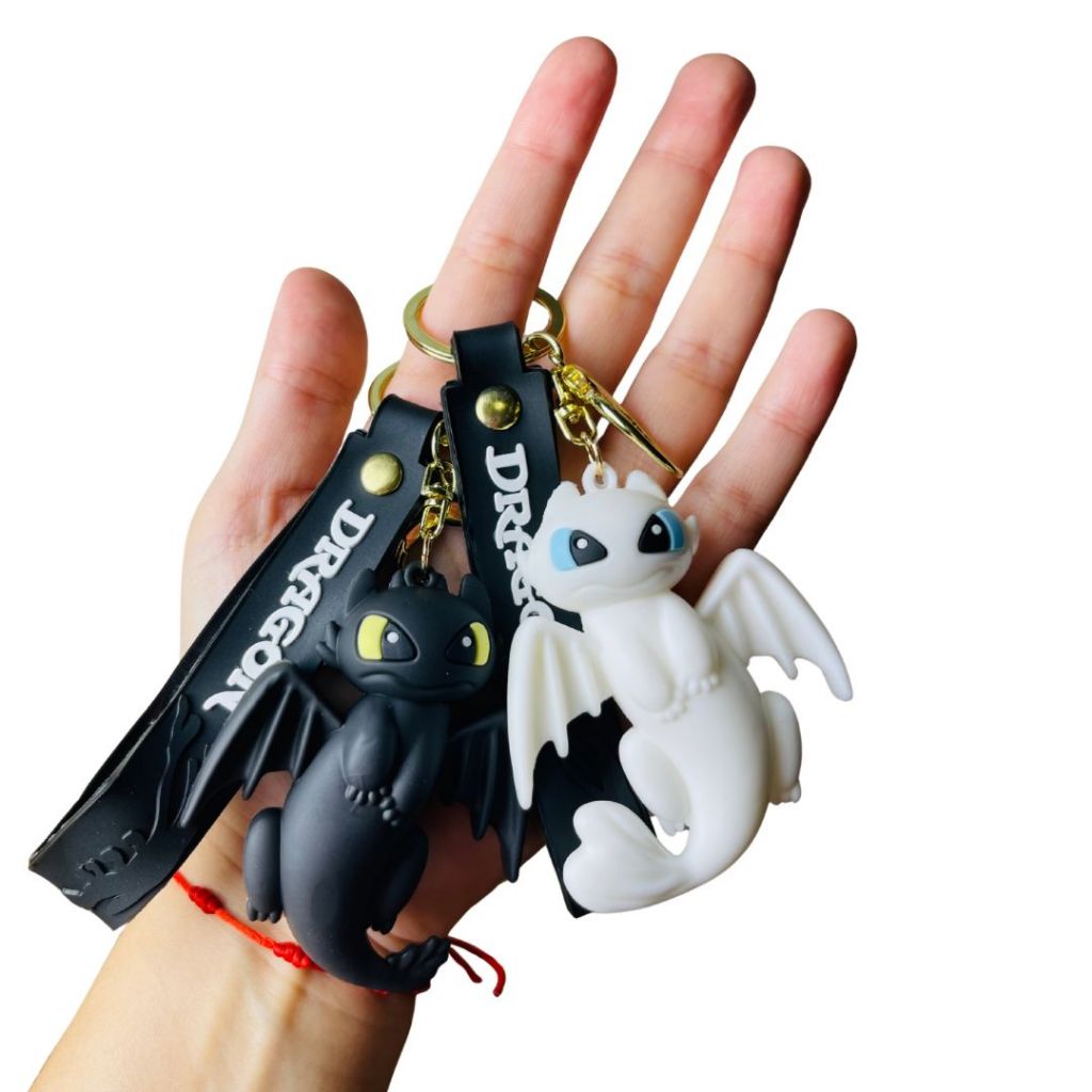 Chaveiro Banguela Furia da Noite Furia da Luz 3D Premium Grande Colecionável Bolsas Mochilas