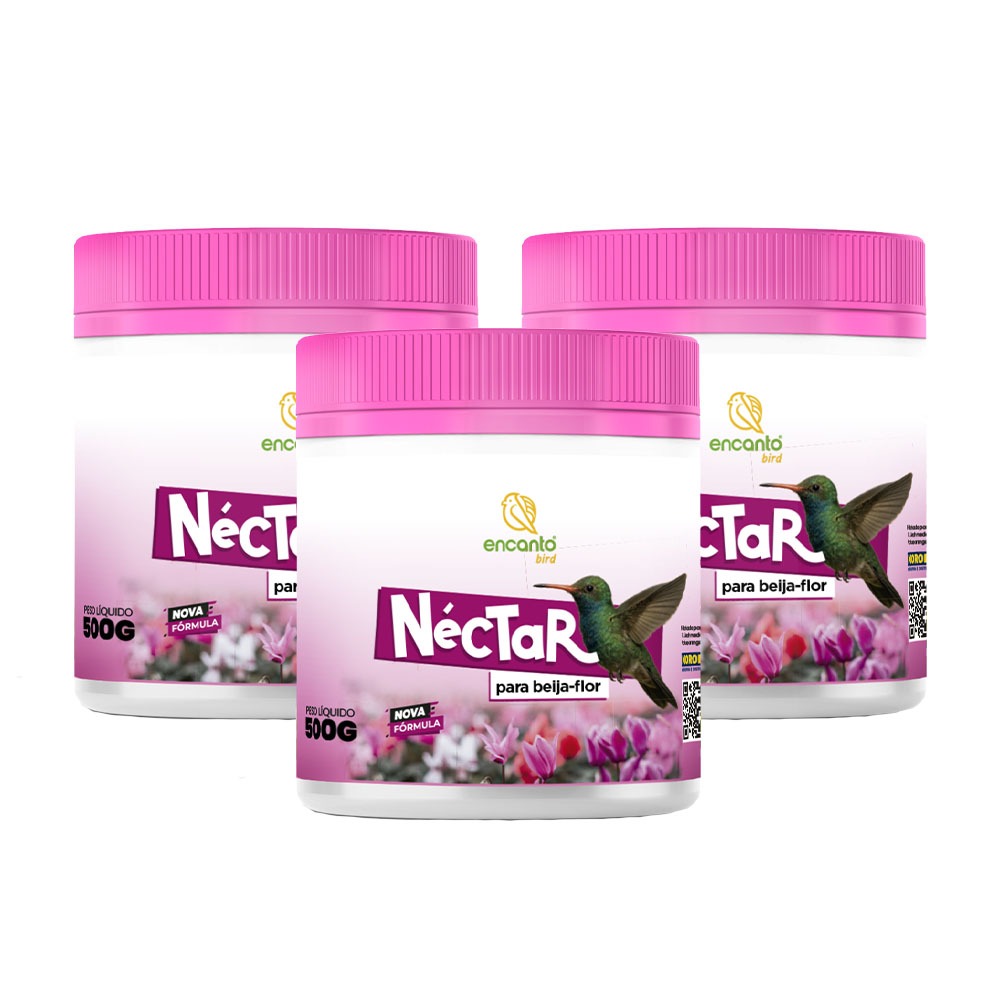 KIT 3UNI. NÉCTAR PARA BEIJAR FLOR ENCANTO 500G (total 1,5kg) COP