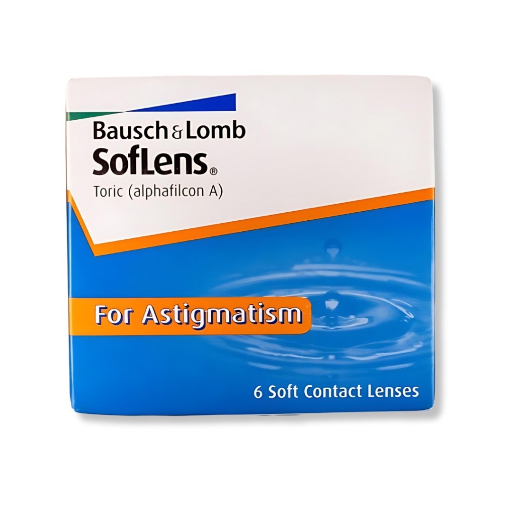 Lente de Contato Soflens 66 Tórica para Astigmatismo Mensal Incolor Com Grau - Bausch & Lomb