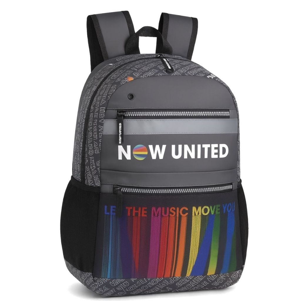 Mochila Escolar Now United Original Noah Any Emborrachada