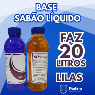 BLEND BASE PARA SABÃO LIQUIDO LILAS CONCENTRADO - FLOR DE LIRIO - RENDE 20L - VERZZON em Oferta na Shopee