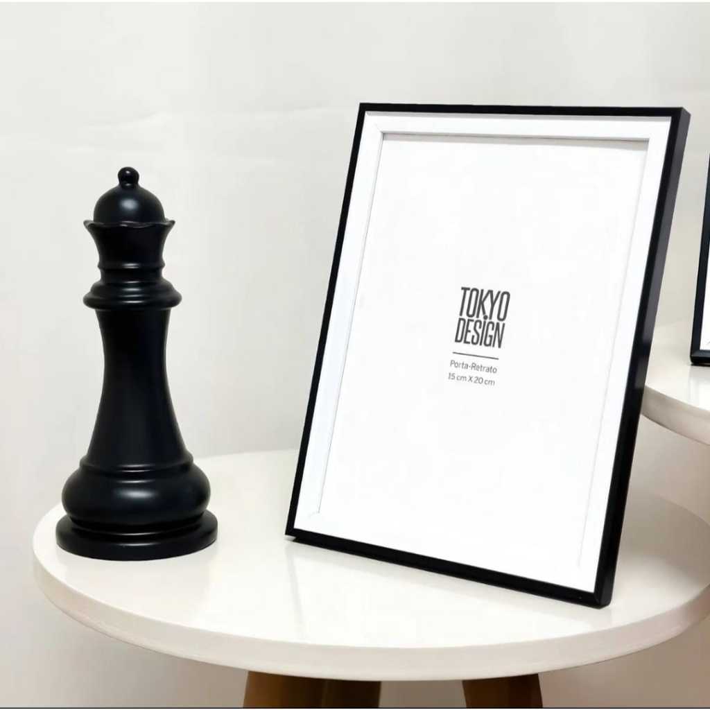 Porta Retrato Tokyo Design Cor Preto/branco em Oferta na Shopee