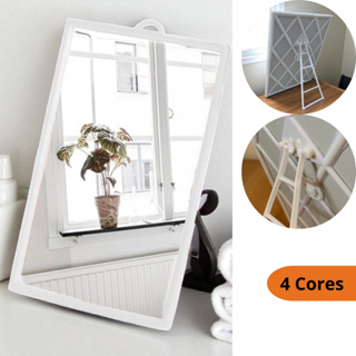 Espelho de Mesa com Moldura Grande - Maquiagem 18x25cm em Oferta na Shopee