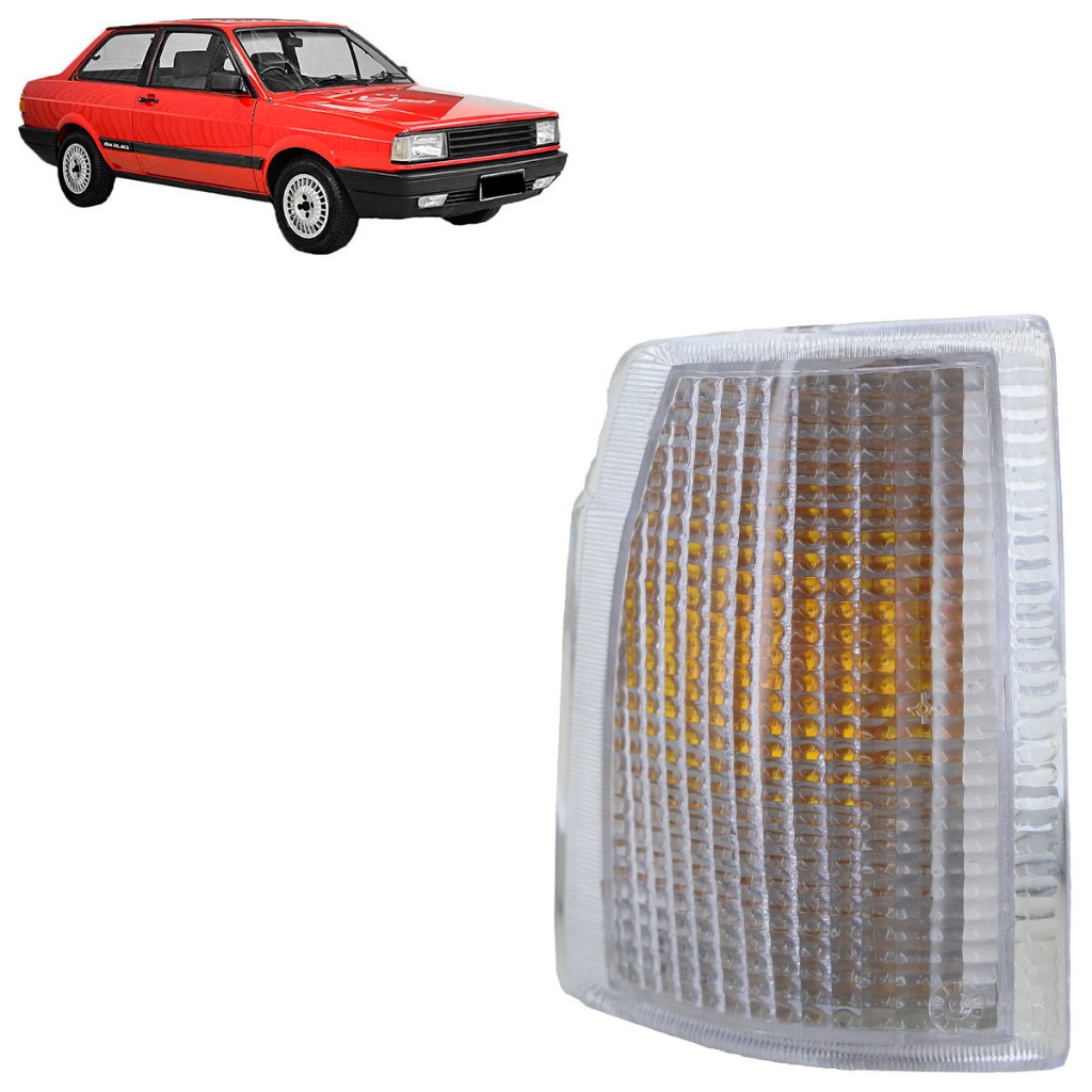 Pisca Seta Dianteira Voyage 1987 1988 1989 1990 Cristal em Oferta na Shopee