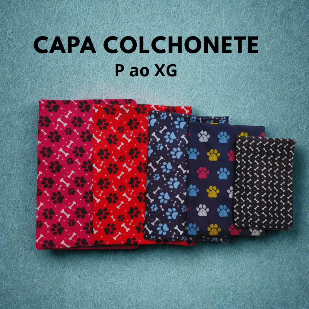 Capa Colchonete Pet com Zíper Sem Enchimento Lavável Tamanhos P ao XG Cama Cachorro e Gato em Oferta na Shopee