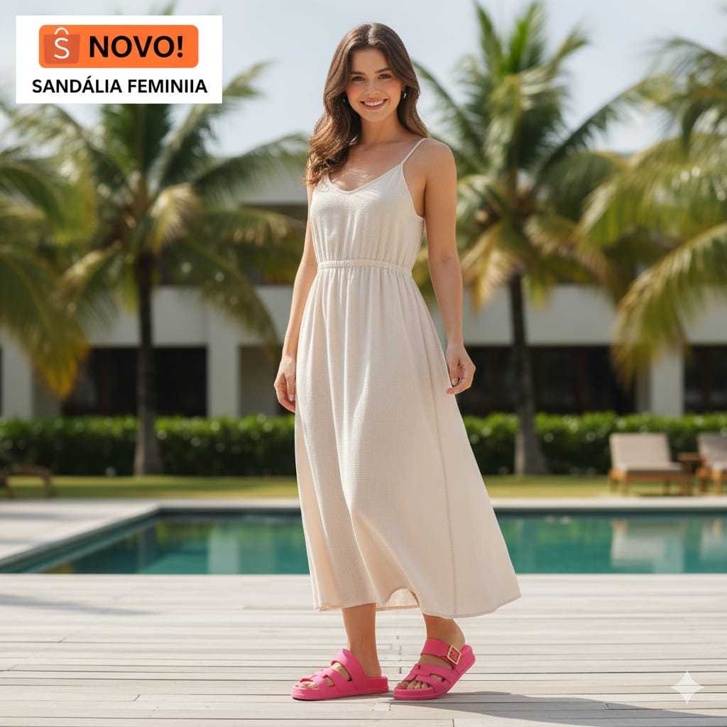 Sandalia Nuvem De Dedo Original em EVA Ortopédico Feminino Confortável