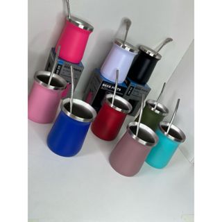 COPO CUIA TERMICO COM CANUDO/BOMBA PARA TERERE E CHIMARRÃO 240ML em Oferta na Shopee