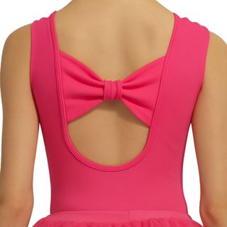 Collant Clássico Balé Rosa Com Laço Infantil em Oferta na Shopee