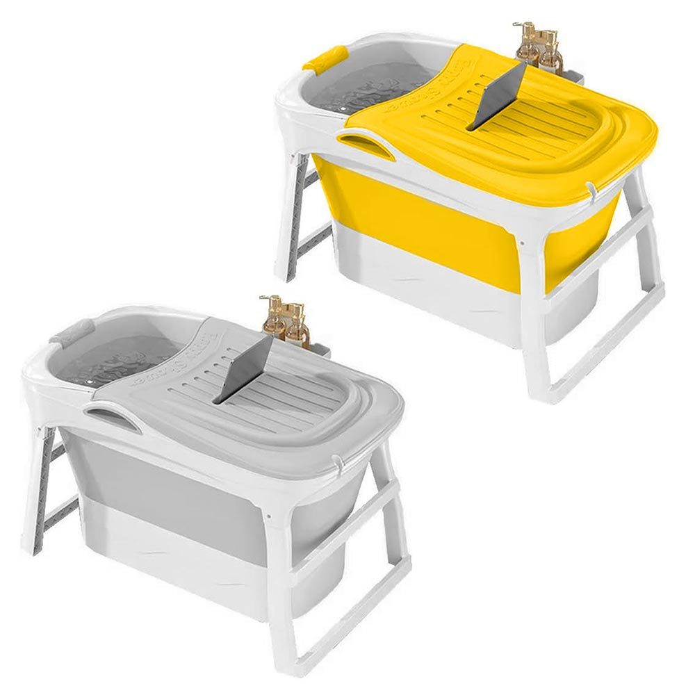 Banheira Ofurô Dobrável Portátil 210 Litros Adulto 112 cm VG+