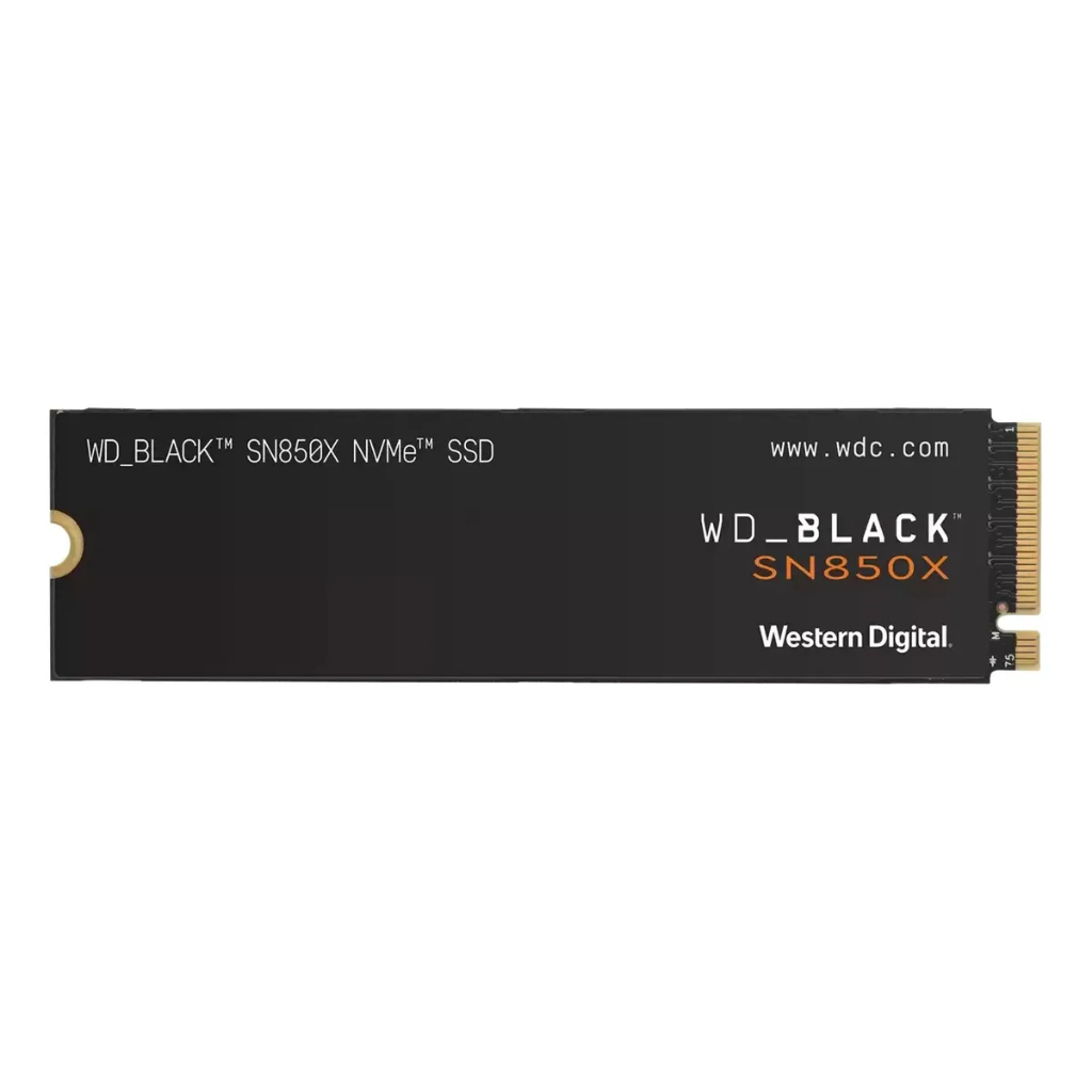 SSD 1TB m.2 2280 NVMe PCIe Gen4x4 WD Black SN850X Western Digital WDS100T2X0E-00BCA0 Velocidade de Leitura Até 7300MB/s