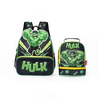Kit Mochila Lancheira Masculino Infantil Hulk Escolar Marvel em Oferta na Shopee