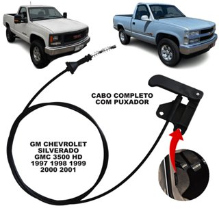 Cabo do Capo Abertura GM Chevrolet Silverado 1997 A 2001 GMC 3500HD Completo com Puxador Novo Com NF em Oferta na Shopee