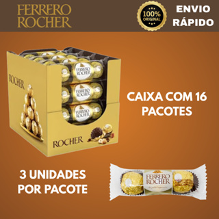 Bombom Ferrero Rocher T3x16 com 48 Unidades em Oferta na Shopee