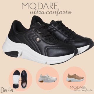 Tenis Feminino Modare Casual Dia a Dia Ultraconforto Ortopédico Slip On Knit Original Calce Fácil em Oferta na Shopee