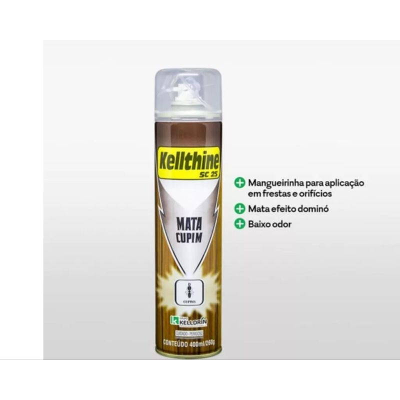 Kellthine Mata Cupim Aerosol Sc 25 400ml - Kelldrin