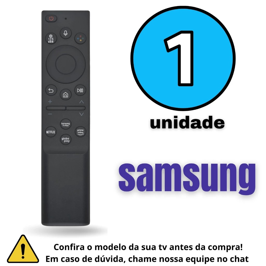 Controle Remoto de Reposição para TV SAMSUNG QLED 4K 8K Ultra HD NEO QLED SMART BN59-01385A