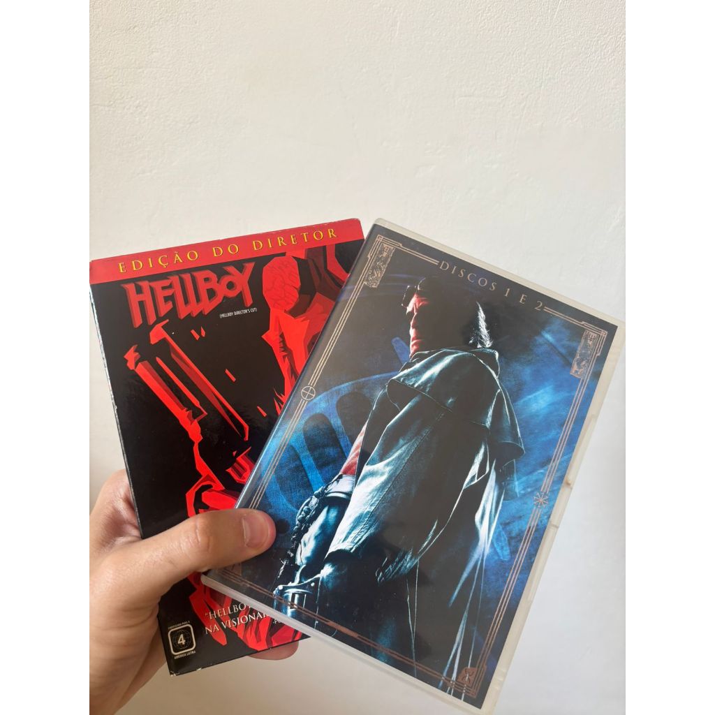 DVD HELLBOY EDIÇÃO DO DIRETOR  DVD DUPLO COM LUVA - USADO