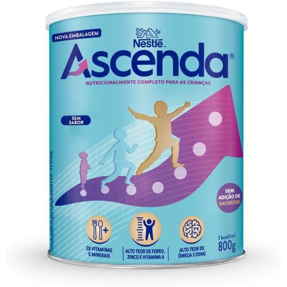 Suplemento Alimentar Ascenda Sem Sabor 800g em Oferta na Shopee