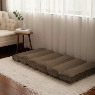 Futon Solteiro Espuma Dobrável Em Sued com Ziper para Retirar Enchimento e Lavar em Máquina 70x170cm em Oferta na Shopee