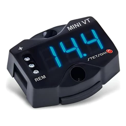 Mini Voltímetro Digital Stetsom Mini Vt Som Automotivo Compacto Medidor De Bateria