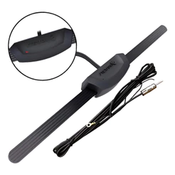 Antena Am Fm Radio Automotivo Interna Parabrisa Amplificada Stetsom ST900 Universal Carro Veicular